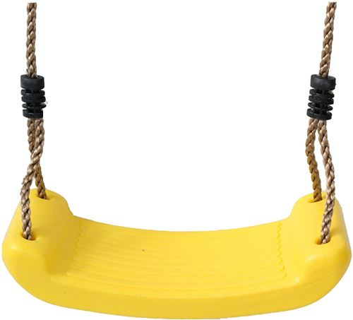 Swing King siège pivotant en plastique 42 x 16 cm jaune