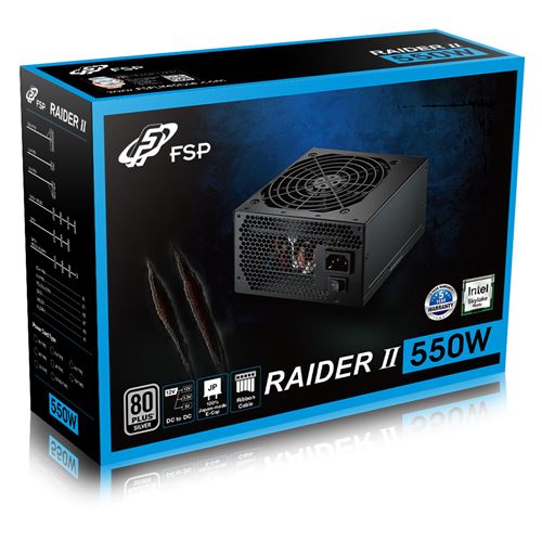 RAIDER II 550 W - 80 Plus Silver