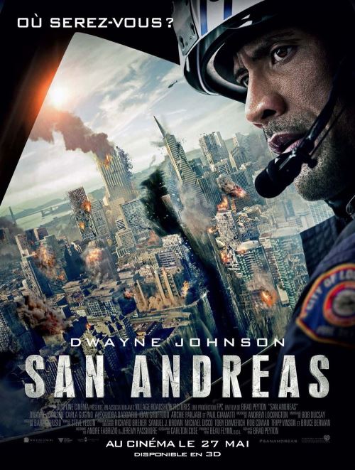 San Andreas AFFICHE CINEMA ORIGINALE