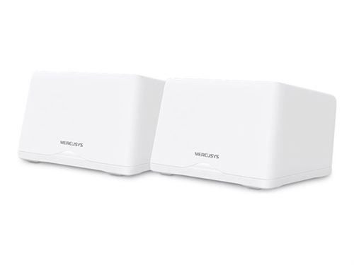 Mercusys Halo H47BE V1 - Système Wi-Fi - (2 routeurs) - jusqu'à 6000 pieds carrés - maillage 1GbE, 2.5GbE, Wi-Fi 7 - Wi-Fi 5 - Multi-Bande