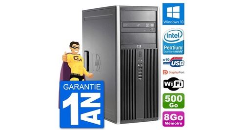 Pc tour hp 8200 intel g630 ram 8go disque dur 500go windows 10 wifi