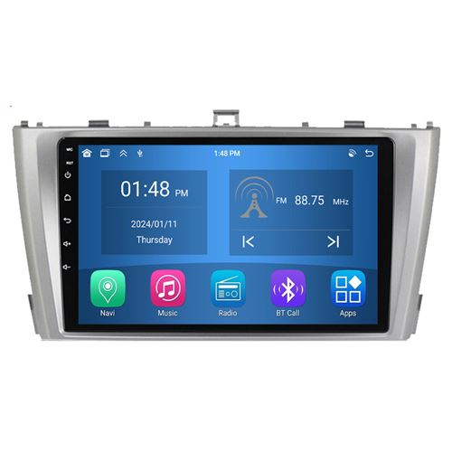 Autoradio RoverOne® Bluetooth CarPlay Android Auto Navigation 4Go RAM 64Go ROM pour Toyota Avensis 3 2008-2015