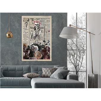 Tableau -Mort et Vin 1 Part Vertical 60x90 - - 1