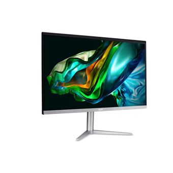Acer Aspire C 24 C24-1300 - Tout-en-un Ryzen 5 7520U / jusqu'à 4.3 GHz - RAM 8 Go - SSD 512 Go - Radeon 610M - IEEE 802.11ax (Wi-Fi 6E), Bluetooth, Gigabit Ethernet - Win 11 Home - moniteur : LED 23.8" 1920 x 1080 (Full HD) @ 75 Hz - noir