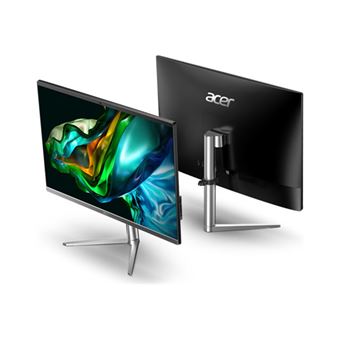 Acer Aspire C 24 C24-1300 - Tout-en-un Ryzen 5 7520U / jusqu'à 4.3 GHz - RAM 8 Go - SSD 512 Go - Radeon 610M - IEEE 802.11ax (Wi-Fi 6E), Bluetooth, Gigabit Ethernet - Win 11 Home - moniteur : LED 23.8" 1920 x 1080 (Full HD) @ 75 Hz - noir
