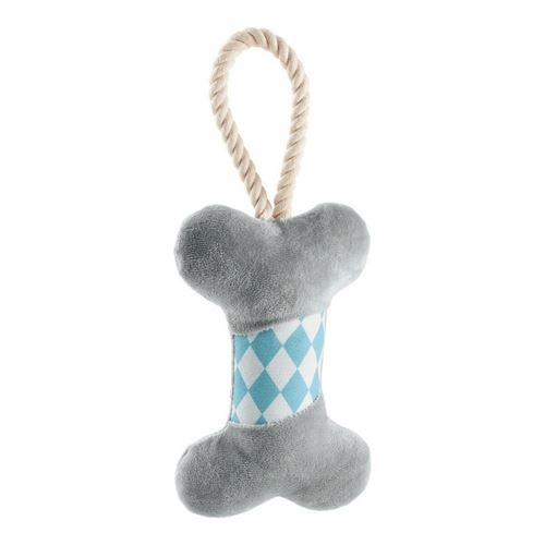 Comparer les prix de Jouet pour chien en peluche Hunter Salima Os Gris