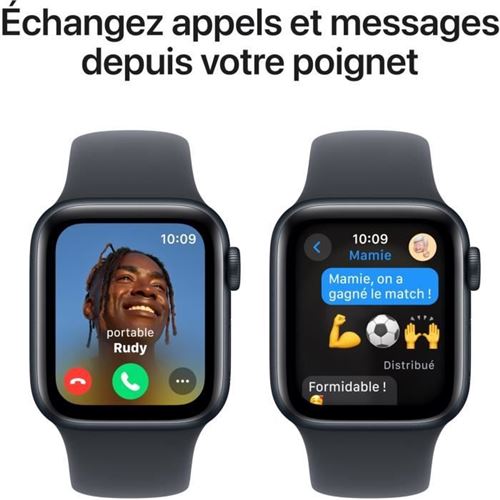 Apple Watch SE GPS 40 mm Boîtier en Aluminium Minuit avec