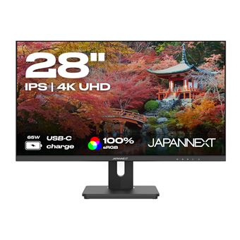 未使用 JN-IPS282UHDR-C65W 4K 3840×2160USB-C JAPANNEXT 28型 IPS 4K液晶モニター USB Type-C(最大65W給電対応