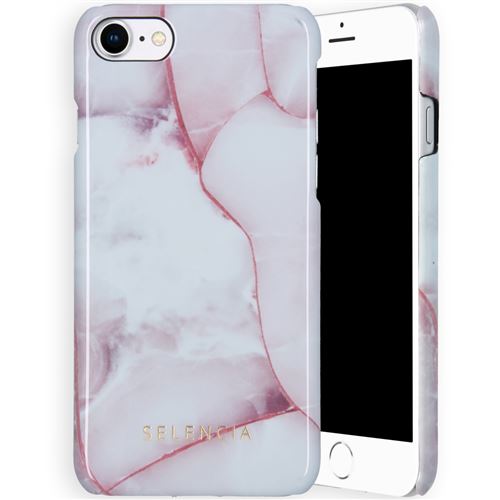 Selencia Coque Maya Fashion pour iPhone SE (2022 / 2020) / 8 / 7 / 6(s) Agate Rose