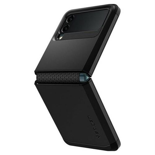 Spigen Tough Armor - Coque de protection pour téléphone portable - polycarbonate - noir - pour Samsung Galaxy Z Flip3 5G