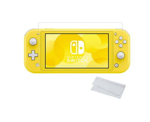 Protection &Eacute;cran En Verre Tremp&eacute; + Lingette Micro Fibre Pour Nintendo Switch Lite