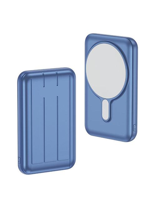 Chargeur Sans Fil Chargeur rapide 5000mAh Power Bank Mini Portable Powerbank Battery Pack(Bleu)-Chronus