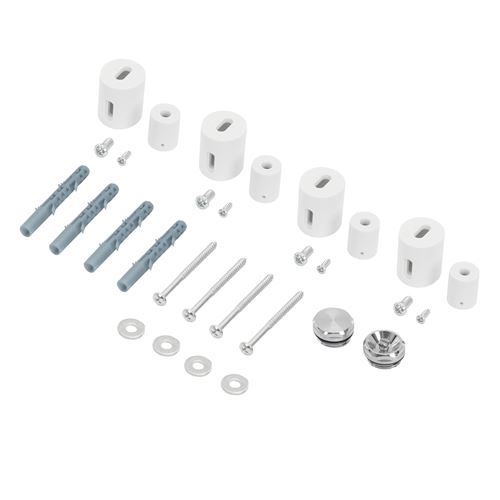 Luxebath Blanc Fixation Radiateur Design Salle De Bain - Image 3