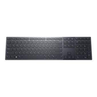 Dell Pro Premium Collaboration KB900 - Toetsenbord - samenwerking - backlit - draadloos - 2.4 GHz, Bluetooth 5.1 - AZERTY - Engels - grafiek - met 3 jaar NBD Advance Exchange - 1