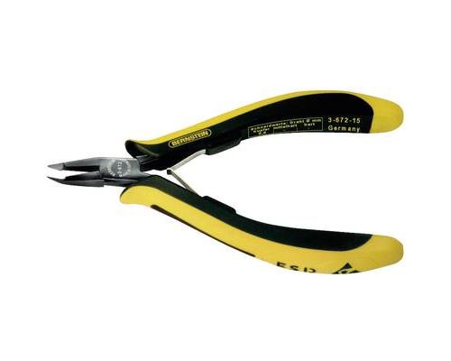 EUROline-Conductive 3-672-15 antistatique (ESD) Pince coupante pointue avec facette 130 mm