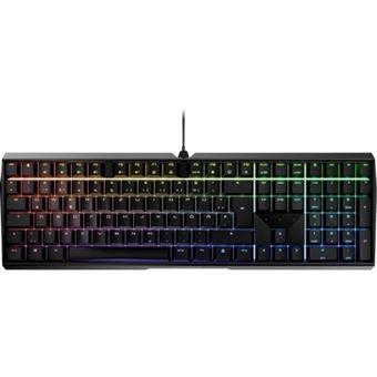 CHERRY MX-Board 3.0S - Clavier - backlit - USB - Allemand - commutateur : CHERRY MX Silent Red - noir - 1
