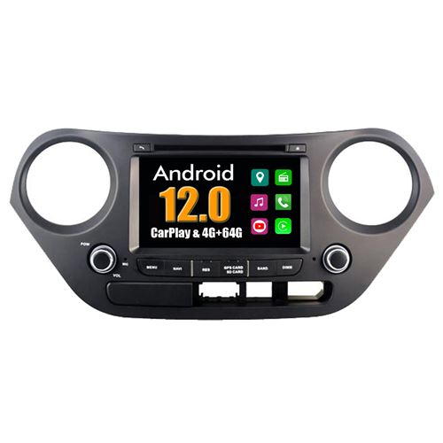 Autoradio CarPlay Multimédia RoverOne Android 4Go RAM 64Go ROM GPS pour Hyundai i10 2013 - 2017