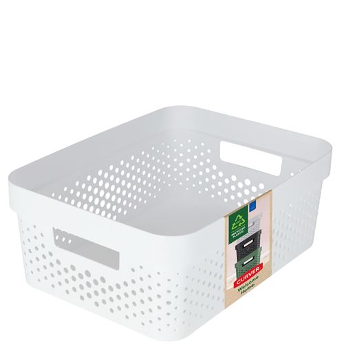 Curver - Panier de rangement Infinity - 11L - Blanc - Image 3