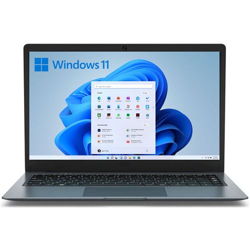 Non Communiqué Ordinateur Portable 14.1 Pouces Pc Windows 11 Intel Quad Core 2.6 Ghz Azerty Yonis - Image 1