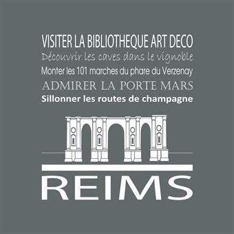 Tableau sur toile Reims gris 30x30 cm CEANOTHE Décoration Murale Art Décoratif Muraux Peinture Imprimée en HD Salon Chambre Bureau Fabriqué en France - 1