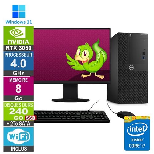 PC Gamer Lpg-3050 i7-6700 4.00Ghz 8Go 240Go SSD + 2To Rtx 3050 27"