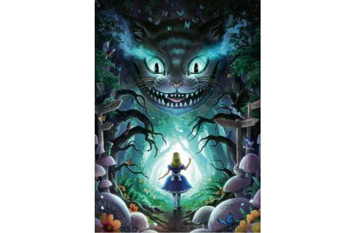  Puzzle Alice Au Pays Dans La Foret Des Merveilles Avec Le Chat 1000 Pieces - Collection Disney - Ravensburger 167333 