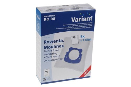 Non Communiqué Sac Aspirateur Modèle Zr200520 Compatible Avec Aspirateur Rowenta