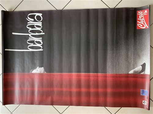 Barbara - Rideau Rouge - En concert - 80x120cm - Affiche