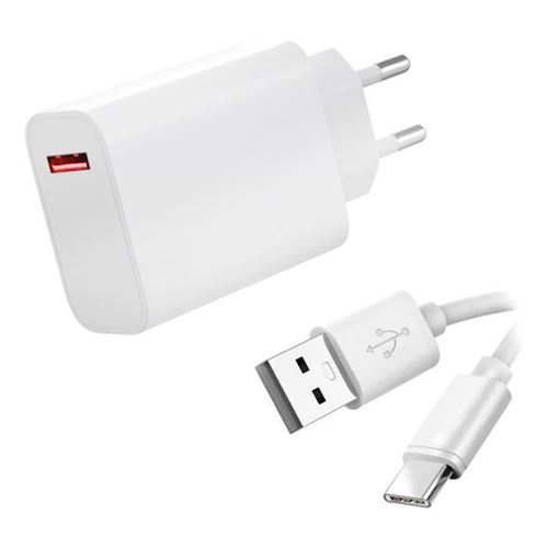 Chargeur Secteur Rapide USB2 33W + Cable type C pour Xiaomi 12 Pro 5G  2201122C 6.73 - Blanc - Visiodirect - Chargeur pour téléphone mobile -  Achat & prix