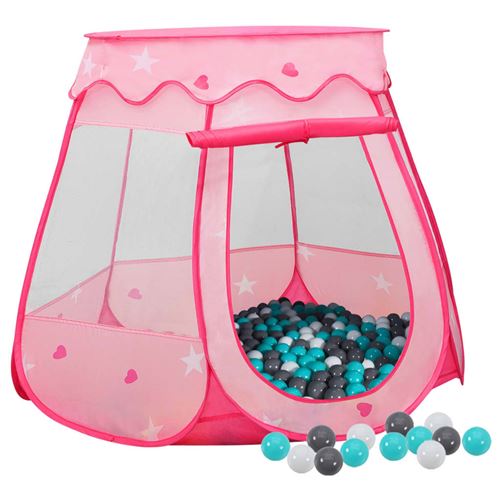 vidaXL Tente de jeu pour enfants Rose 301x120x128 cm - Tente à la Fnac