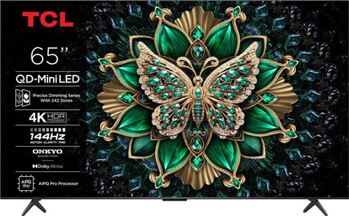 Téléviseur Mini LED TCL 65C61K 65 pouces 4K UHD