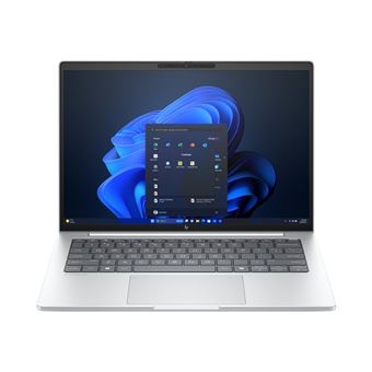 HP EliteBook 8 G1i Notebook AI - Conception de charnière à 174 degrés - Intel Core Ultra 5 - 225U / jusqu'à 4.8 GHz - Win 11 Pro - Intel Graphics - 16 Go RAM - 512 Go SSD NVMe - 14" IPS 1920 x 1200 - Wi-Fi 7, Bluetooth - aluminium argent glacier - cla
