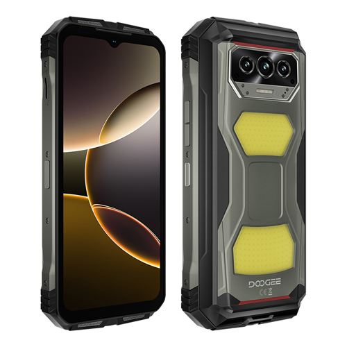 Smartphone Doogee V Max S Gris : 6.58 , 8Go+256Go, 22000mAh, Android 14,Empreinte digitale, Dual SIM 5G, NFC,Téléphone Portable-536g