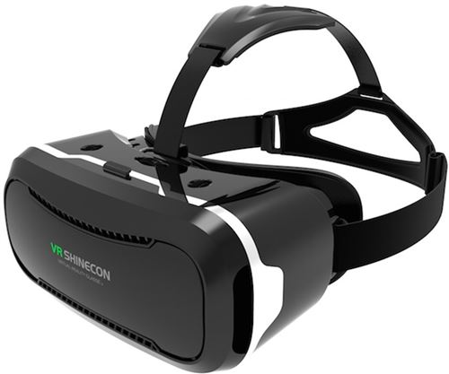 Casque VR pour Smartphone Lunette Realite Virtuelle Jeux Reglage (NOIR)
