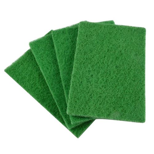 GENERIQUE - Lot de 4 Tampons Grattants - 15cm - Vert - Image 2