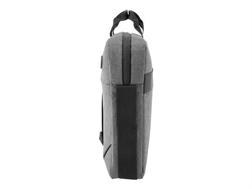 Housse étanche Ordinateur Portable 33-34 Cm - Gris Liseré Bleu - Protection Idéale