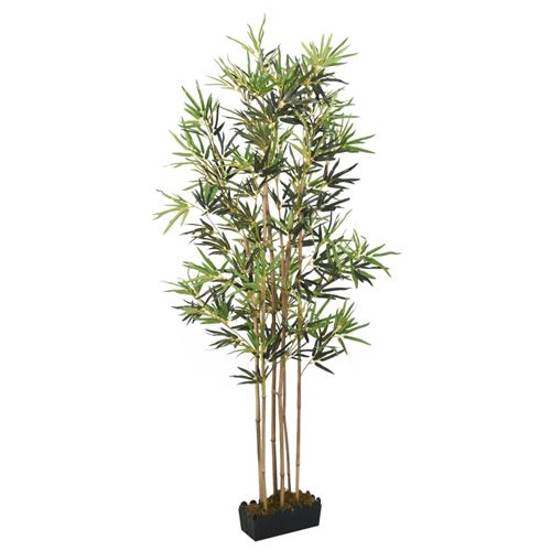 VidaXL Bambou artificiel 552 feuilles 120 cm vert