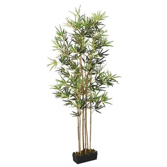 vidaXL Bambou artificiel 552 feuilles 120 cm vert - 1