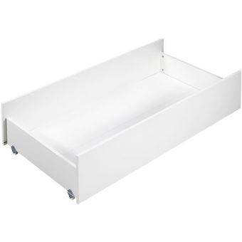 Tiroir de lit combiné évolutif - Babyprice Up - Blanc - Sur roulettes - 1