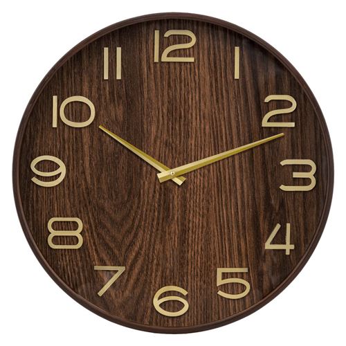 Horloge D55 Ivana bois foncé Atmosphera