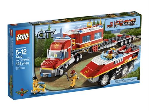 LEGO City 4430 - Le transporteur des pompiers État correct - Lego reconditionné disponible sur Fnac