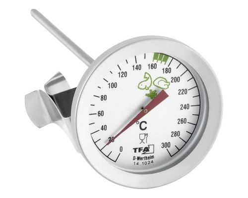 TFA Thermomètre de cuisine analogique Dostmann 14.1024 température du four et à coeur - vue 1