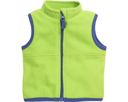 Schnizler bodywarmer avec fermeture éclair en polaire vert junior