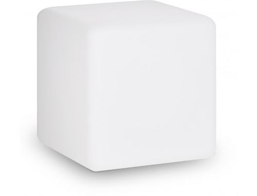 Lampadaire Blanc LUNA 1 ampoule Hauteur 29 Cm