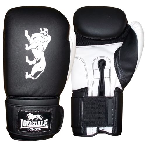 LONSDALE Gants d'entraînement Cruiser Noir 12 onces