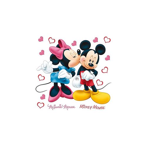Minis Stickers Disney - Mickey et Minnie Mouse - 30 CM x 30 CM