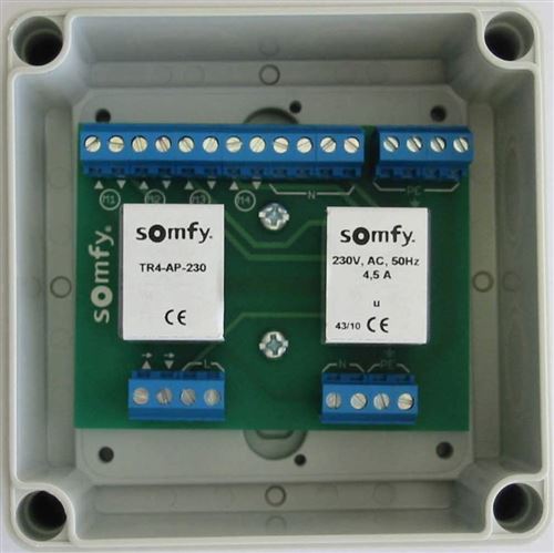 Somfy Store Ap Relais De Séparation 230 1822293 Pour 4 Entraînements De Relais De Coupure Tr4 4040515209259