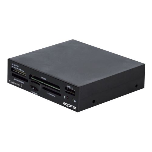 approx Bluetooth Internal Card Reader appICRBT - Lecteur de carte (CF I, CF II, MS, MS PRO, MMC, SD, MS Duo, xD, MS PRO Duo, RS-MMC, microSD) - USB 2.0