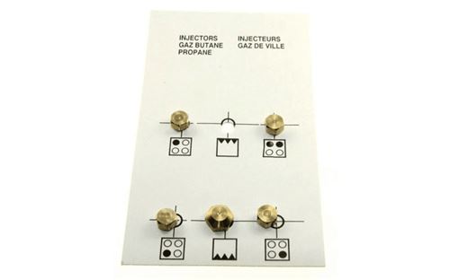 Jeu D'Injecteurs Gaz Butane/Propane (300099-29667) Four, Cuisinière G30-30Mbar, 4431910056 Beko - 300099_3662734895962