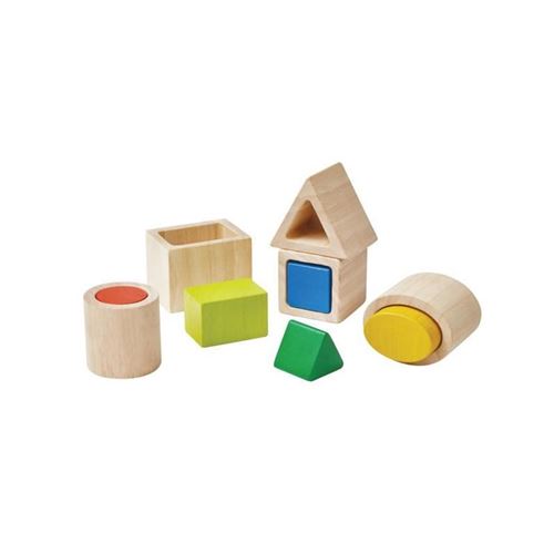 PLAN TOYS Formes géométriques a imbriquer méthode Montessori